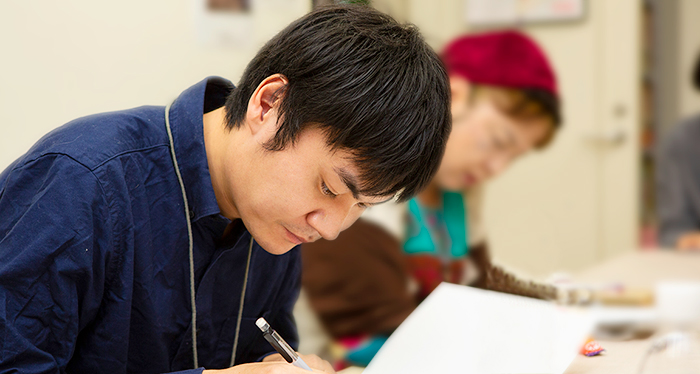 講座を受講している写真